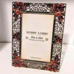 Hobby Lobby poinsettia picture frame